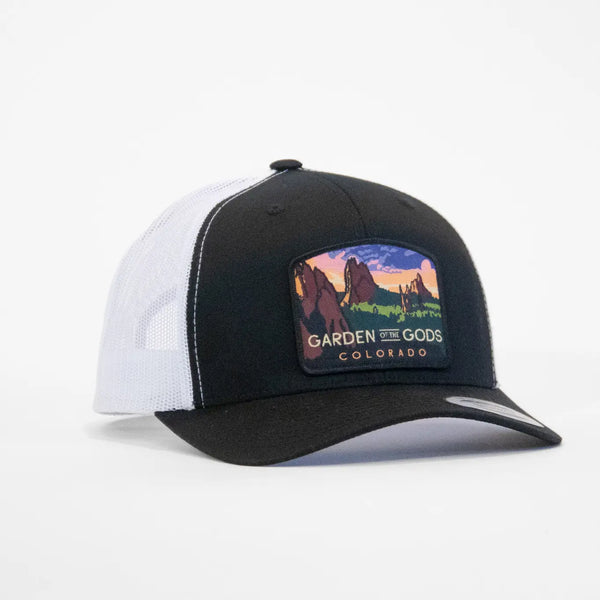 Garden of the Gods National Park Hat - Black/White - Hats