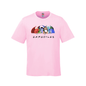 Gargoyles x Friends Mashup T-Shirt - Youth / Pink / Small - T-Shirt