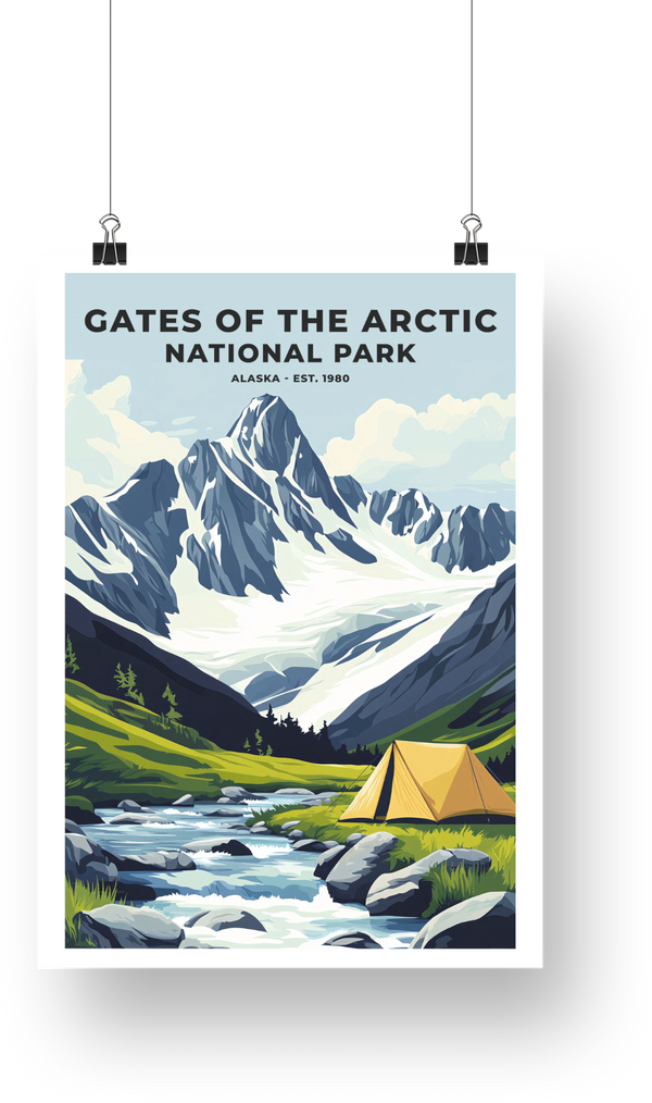 Gates of the Arctic National Park Poster - poster