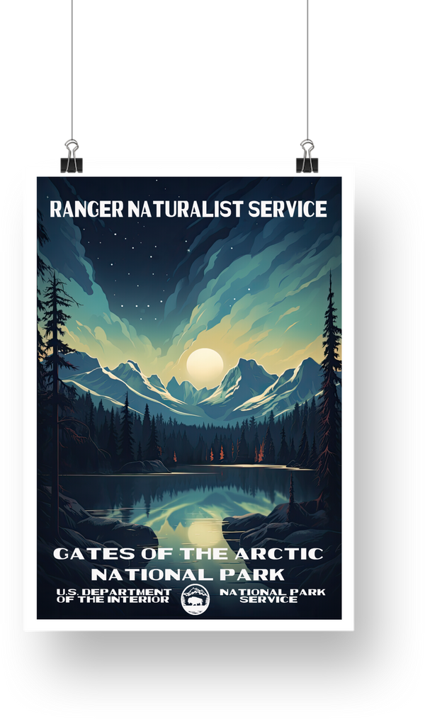 Gates of the Arctic National Park Poster - poster