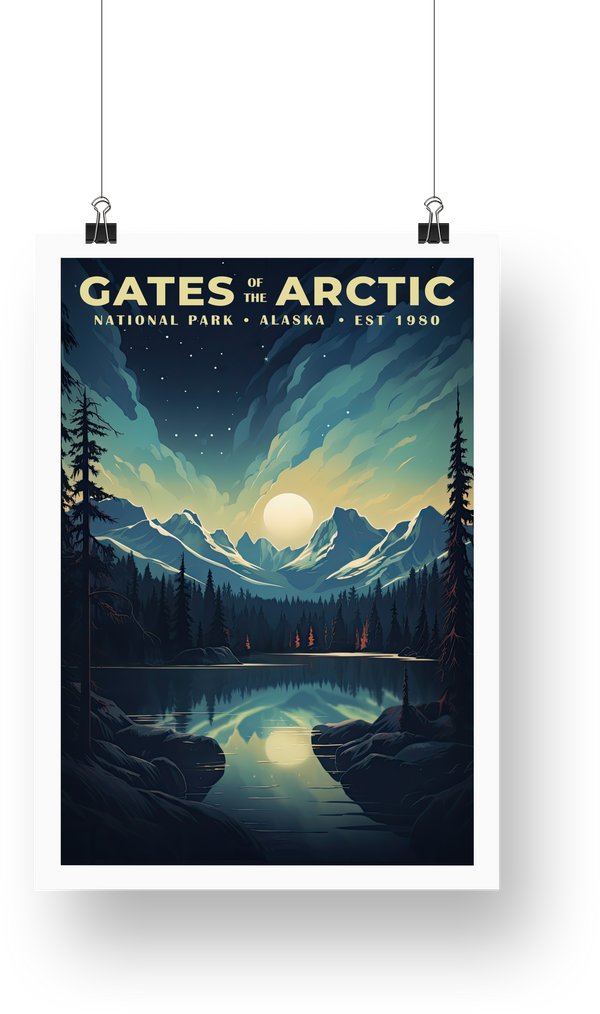 Gates of the Arctic National Park Poster - poster