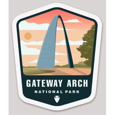 Gateway Arch National Park Die Cut Sticker - sticker