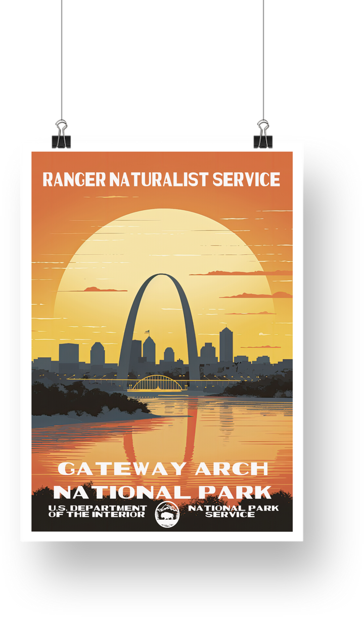 Gateway Arch National Park Poster - poster