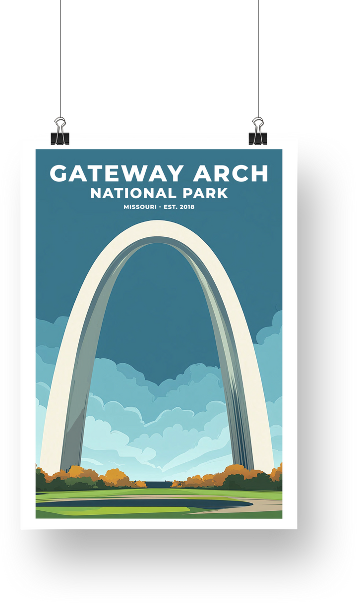 Gateway Arch National Park Poster - poster