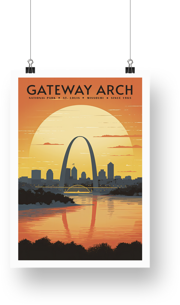 Gateway Arch National Park Poster - poster