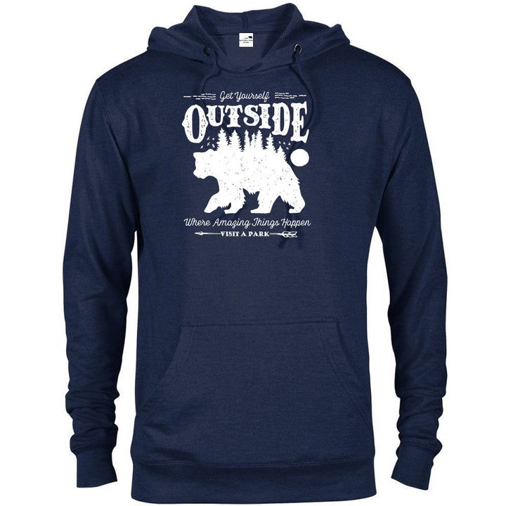 Get Yourself Outside Hoodie - Navy / S - hoodie