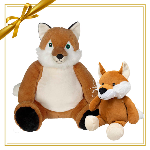 Gift Set - Frederick Buddy Fox & Mini Plush - orange - Embroider Buddy®