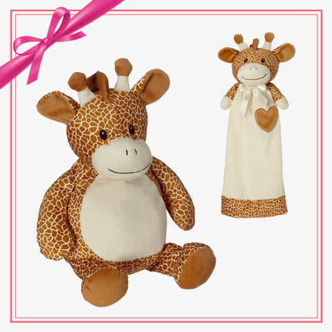 Gift Set - Gerry Giraffe Buddy & Blankey - Embroider Buddy®