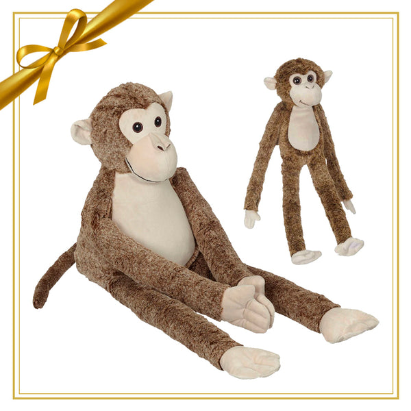 Gift Set - Lorenzo Long Legs Buddy & Mini Plush - brown - Embroider Buddy®