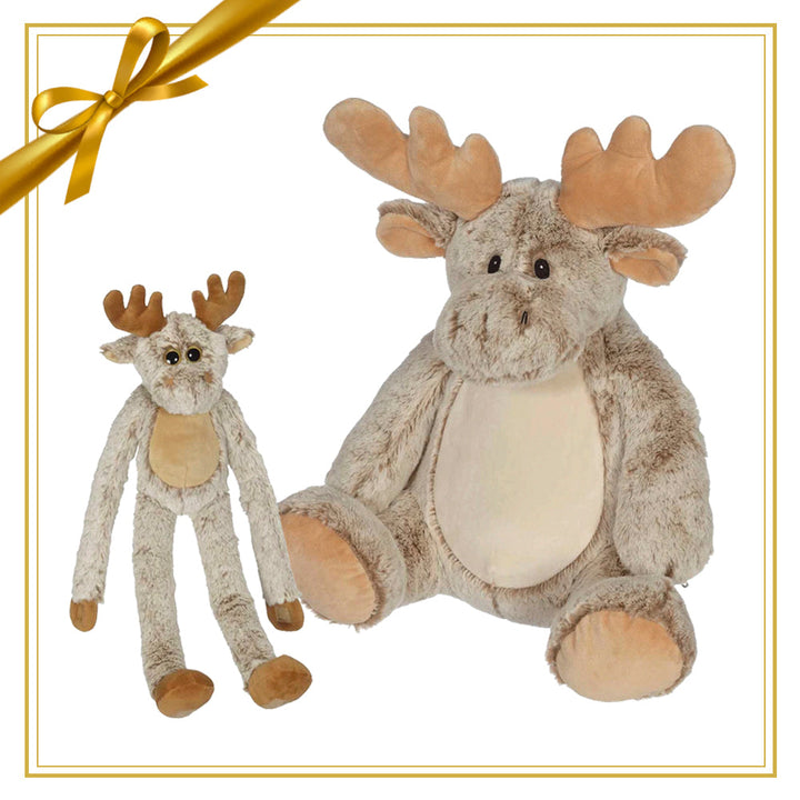 Gift Set - Mason Moose Buddy & Mini Plush - beige - Embroider Buddy®