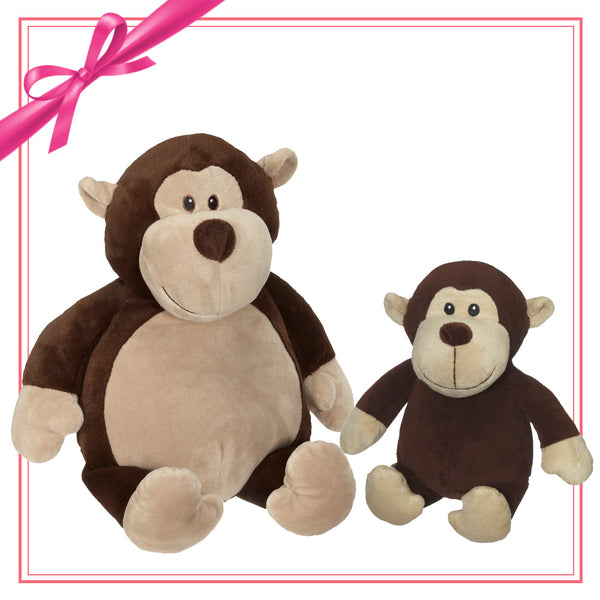 Gift Set - Monty Monkey Buddy & Mini Plush - Embroider Buddy®