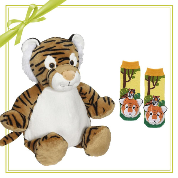 Gift Set - Tory Tiger Buddy & Socks - Embroider Buddy®