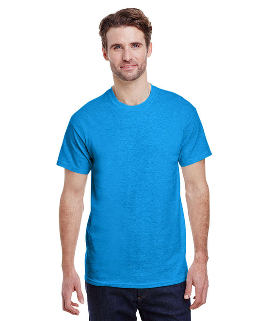 Gildan Adult Heavy Cotton™ T-Shirt G500 - HEATHER SAPPHIRE / S - T-Shirts