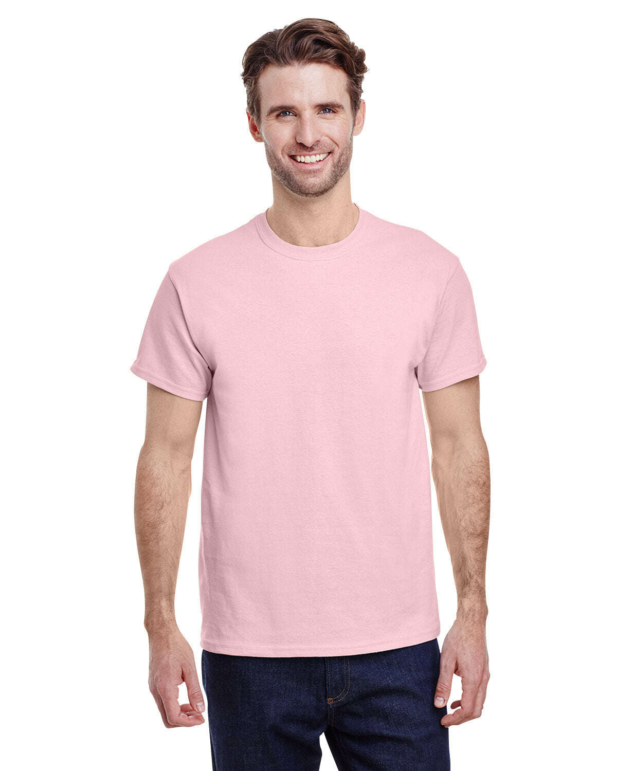 Gildan Adult Heavy Cotton™ T-Shirt G500 - LIGHT PINK / S - T-Shirts