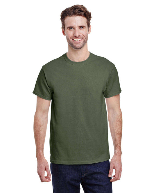 Gildan Adult Heavy Cotton™ T-Shirt G500 - MILITARY GREEN / S - T-Shirts