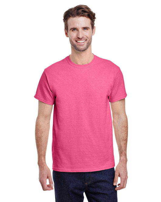 Gildan Adult Heavy Cotton™ T-Shirt G500 - SAFETY PINK / S - T-Shirts