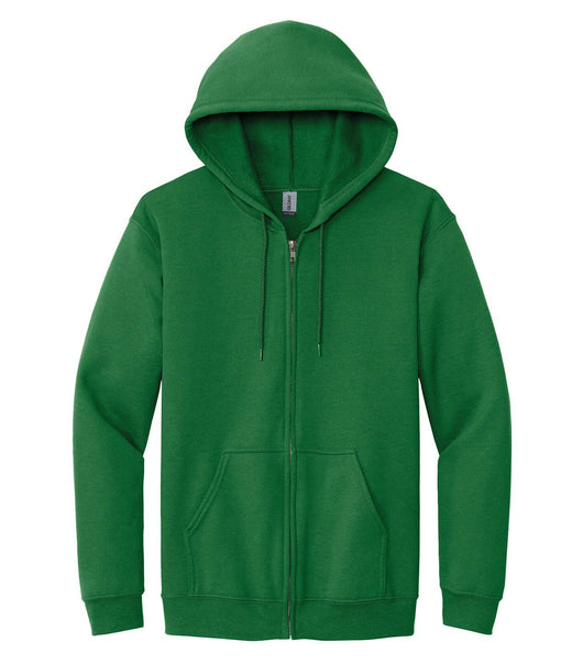 Gildan HEAVY BLEND FULL ZIP HOODED 1860 - Irish Green / S - Fleece