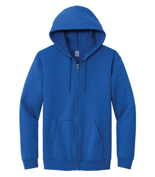 Gildan HEAVY BLEND FULL ZIP HOODED 1860 - Royal / S - Fleece