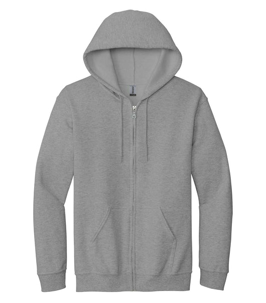 Gildan HEAVY BLEND FULL ZIP HOODED 1860 - Sport grey / S - Fleece
