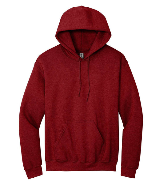 Gildan HEAVY BLEND HOODED SWEATSHIRT 1850 - Ant.CherryRed / S - Fleece