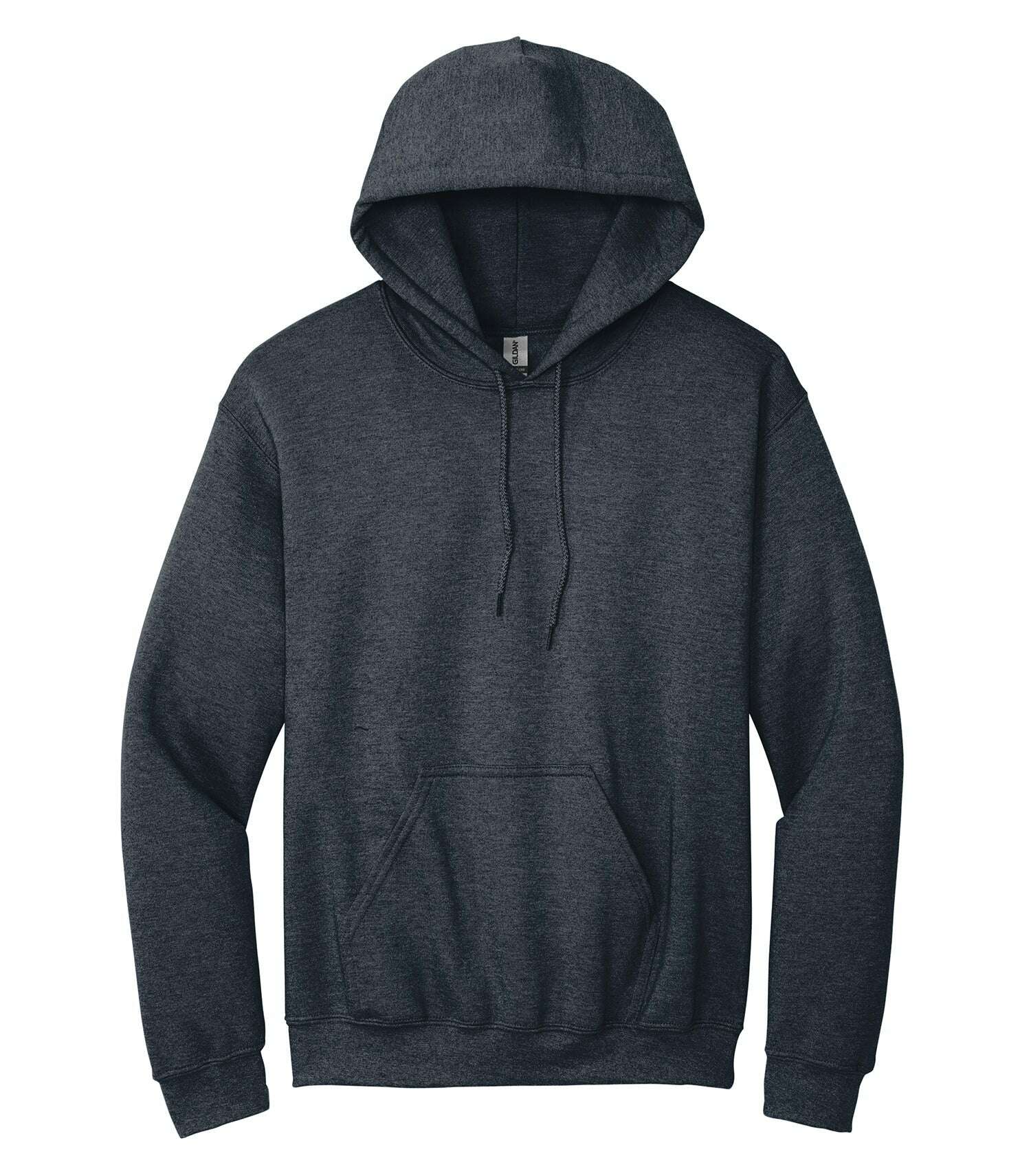 Gildan HEAVY BLEND HOODED SWEATSHIRT 1850 - Dark Heather / S - Fleece