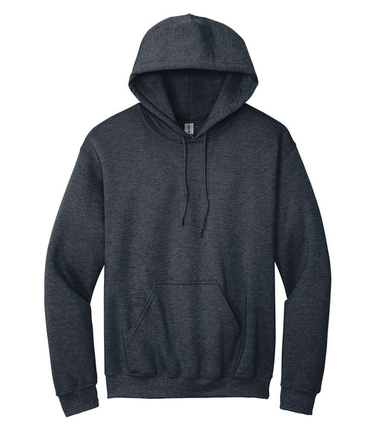 Gildan HEAVY BLEND HOODED SWEATSHIRT 1850 - Dark Heather / S - Fleece