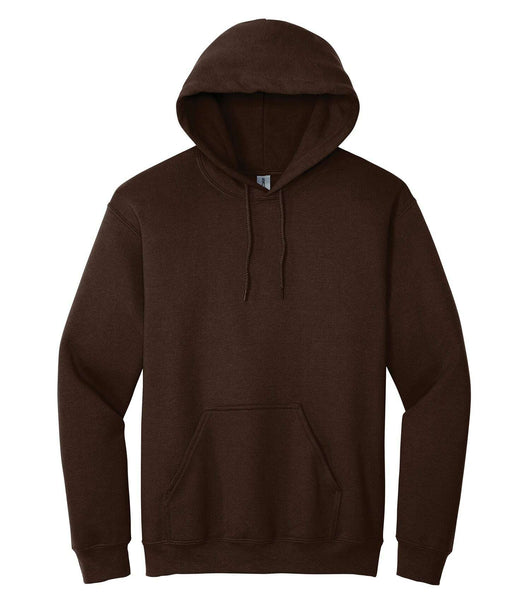 Gildan HEAVY BLEND HOODED SWEATSHIRT 1850 - Drk Chocolate / S - Fleece