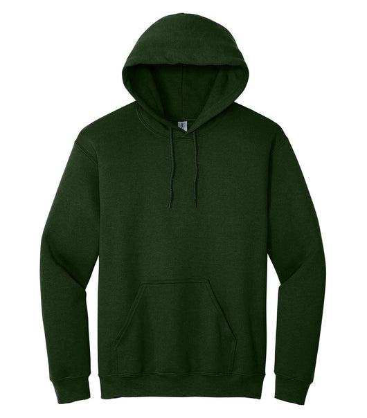 Gildan HEAVY BLEND HOODED SWEATSHIRT 1850 - Forest Green / S - Fleece