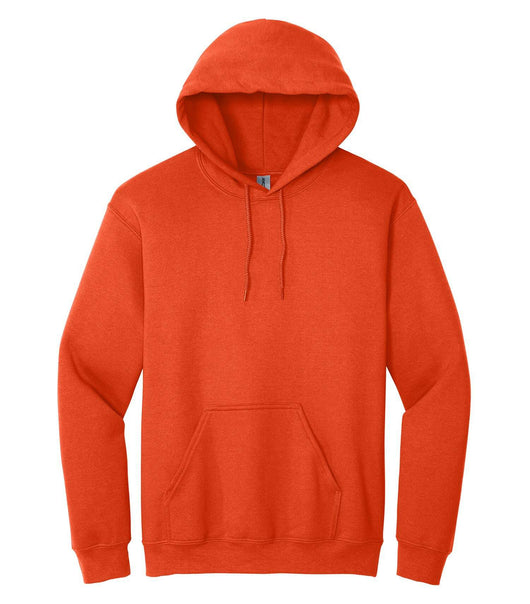 Gildan HEAVY BLEND HOODED SWEATSHIRT 1850 - Orange / S - Fleece