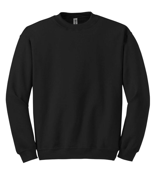 Gildan HEAVYBLEND CREWNECK SWEATSHIRT 1801 - Black / S - Fleece