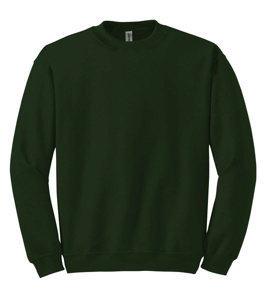 Gildan HEAVYBLEND CREWNECK SWEATSHIRT 1801 - Forest Green / S - Fleece
