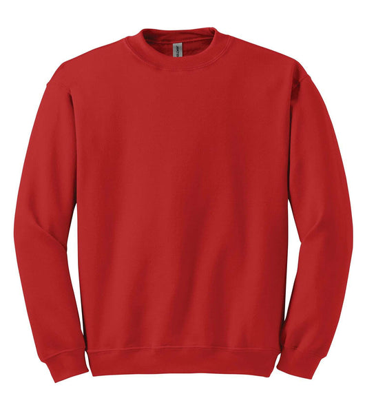 Gildan HEAVYBLEND CREWNECK SWEATSHIRT 1801 - Red / S - Fleece