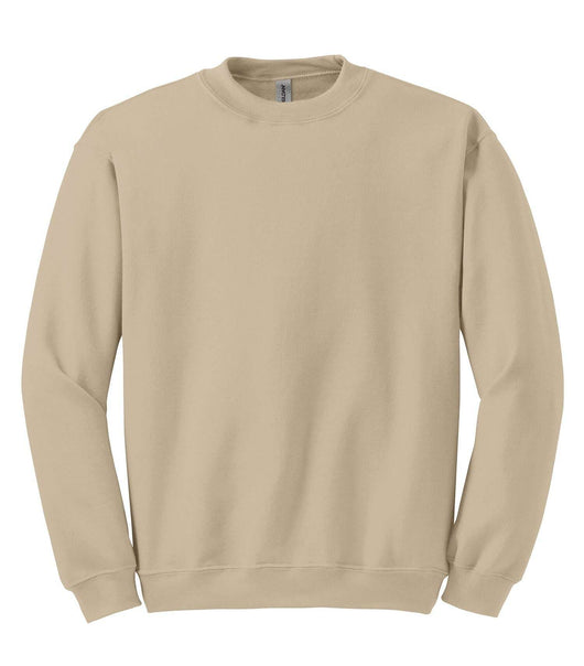 Gildan HEAVYBLEND CREWNECK SWEATSHIRT 1801 - Sand / S - Fleece