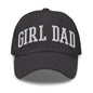 Girl Dad Varsity Letterman Embroidered Hat - Dark Grey