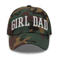 Girl Dad Varsity Letterman Embroidered Hat - Green Camo