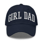 Girl Dad Varsity Letterman Embroidered Hat - Navy