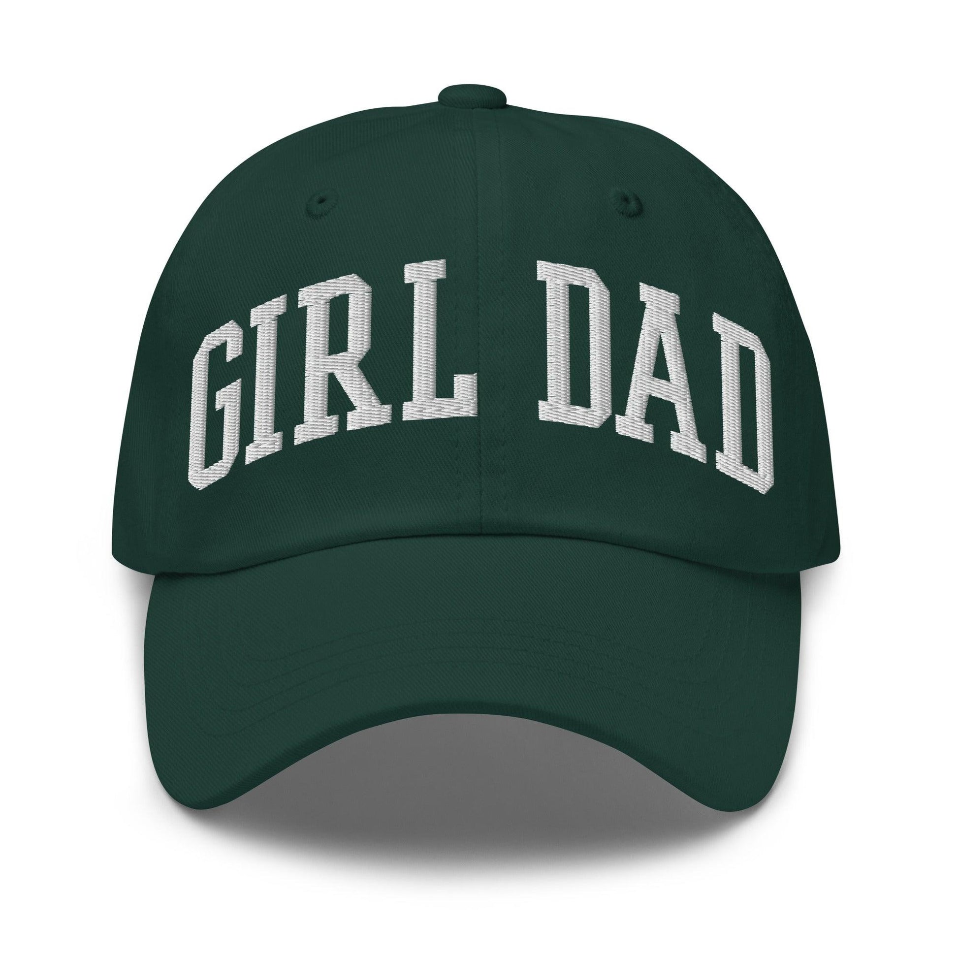 Girl Dad Varsity Letterman Embroidered Hat - Spruce