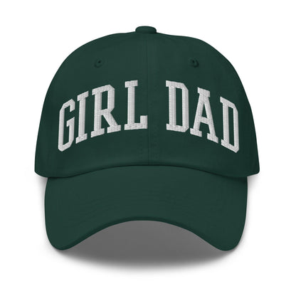 Girl Dad Varsity Letterman Embroidered Hat - Spruce