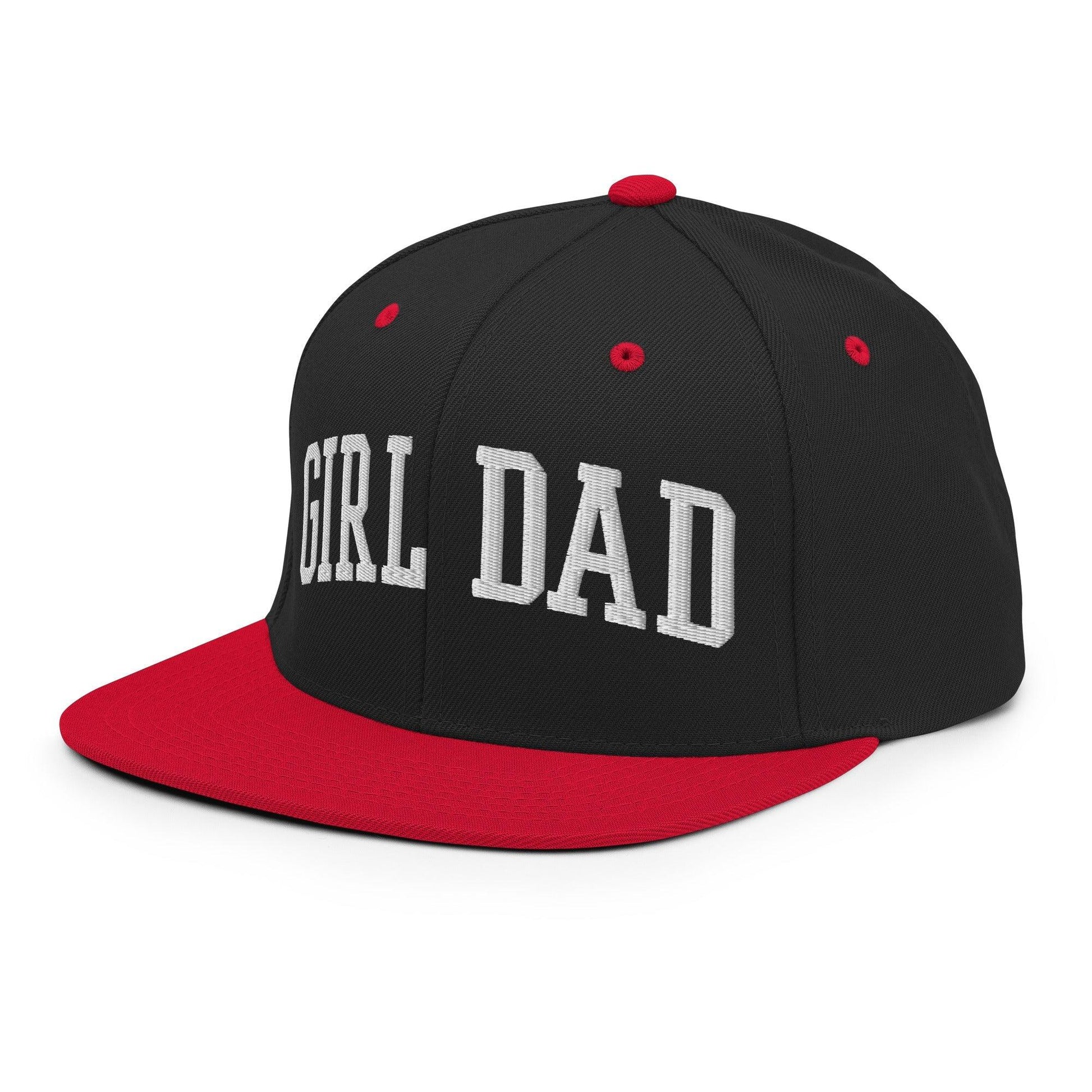 Girl Dad Varsity Letterman Flat Bill Brim Snapback Hat