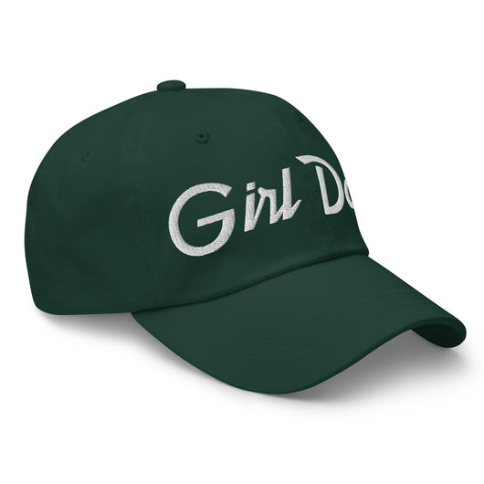 Girl Dad Vintage Sports Script Embroidered Dad Hat