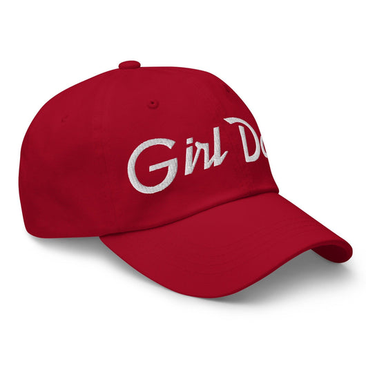 Girl Dad Vintage Sports Script Embroidered Dad Hat
