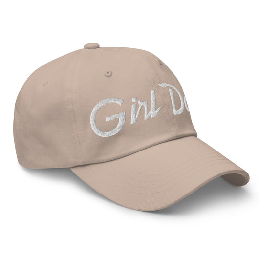 Girl Dad Vintage Sports Script Embroidered Dad Hat