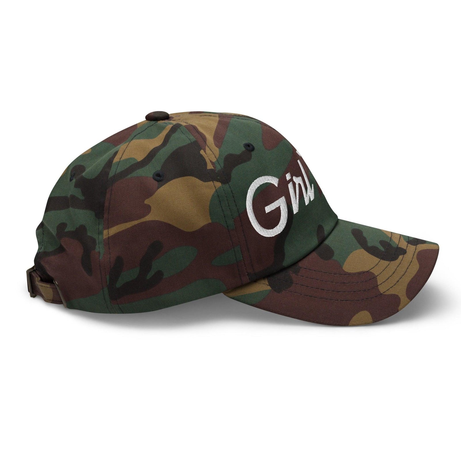 Girl Dad Vintage Sports Script Embroidered Dad Hat