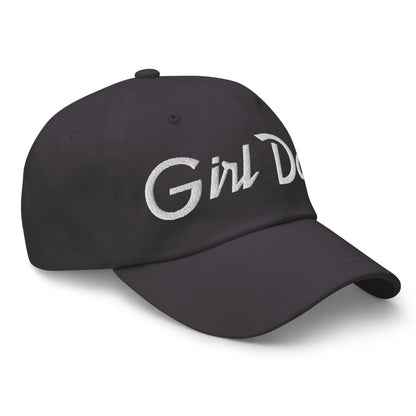 Girl Dad Vintage Sports Script Embroidered Hat