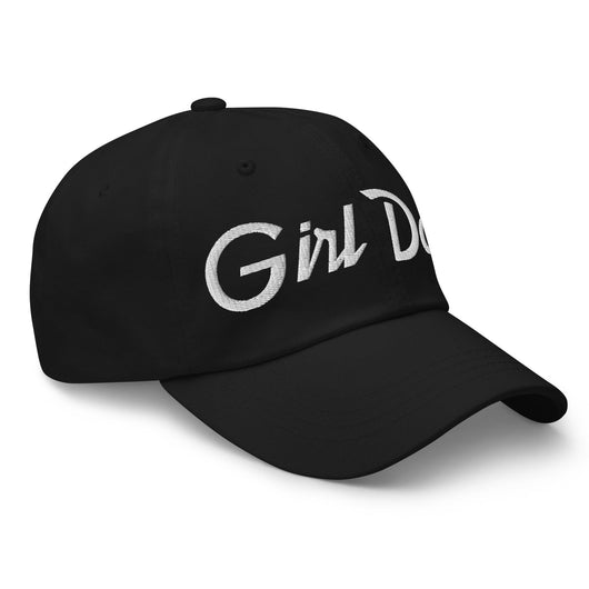 Girl Dad Vintage Sports Script Embroidered Dad Hat