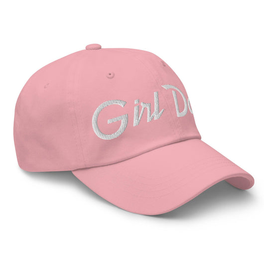Girl Dad Vintage Sports Script Embroidered Dad Hat