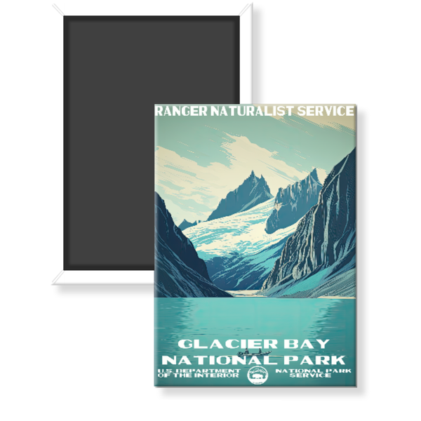 Glacier Bay National Park WPA Magnet - magnet