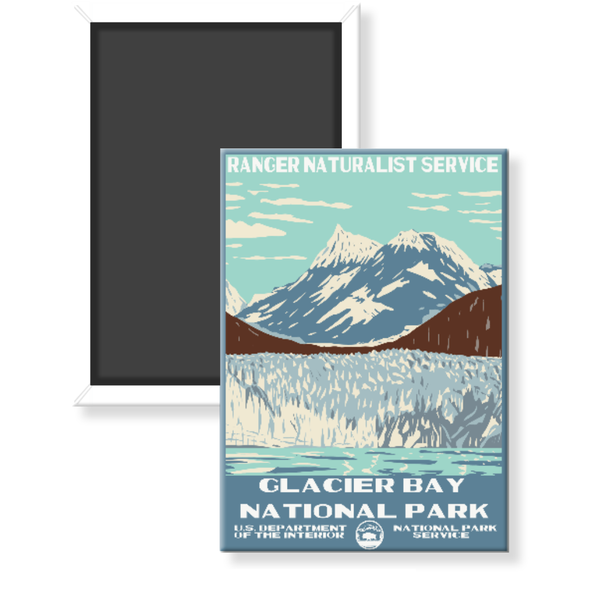 Glacier Bay National Park WPA Magnet - magnet