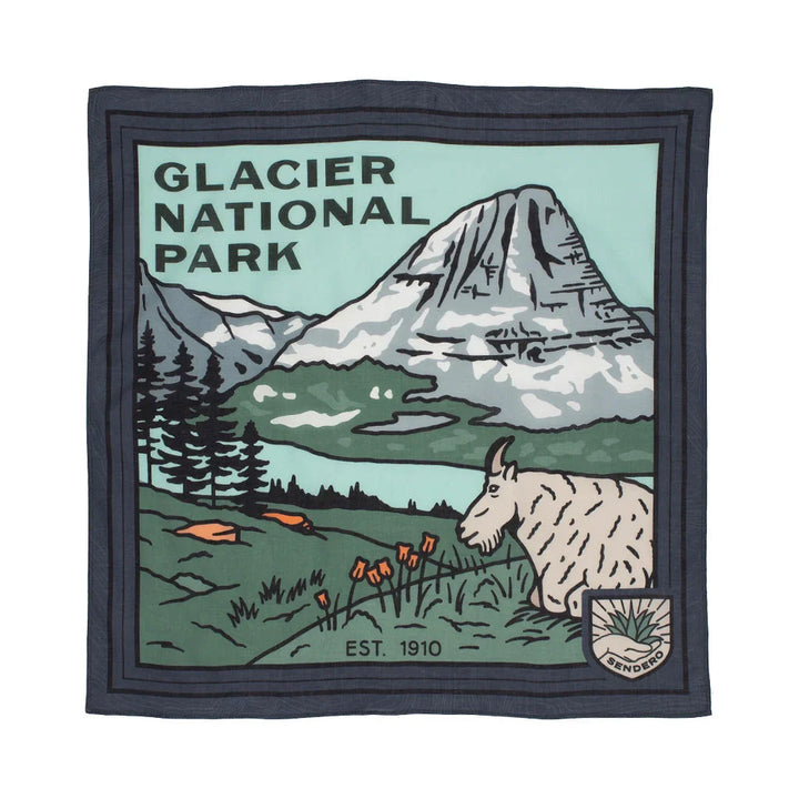 Glacier National Park Bandana - bandana