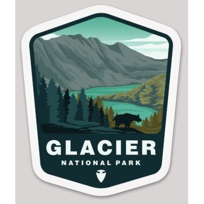 Glacier National Park Die Cut Sticker - sticker